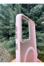 Load image into Gallery viewer, Samsung Galaxy A36 Uyumlu Kılıf Magsafe Renkli Kamera Etrafı Koruyucu Metalik Silikon Sararmaz Kapak