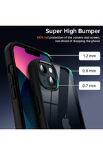 Load image into Gallery viewer, iPhone 13 Uyumlu Kılıf Kamera Çevresi Metal Sararmaya Karşı Dayanıklı Koruyucu Silikon Kapak