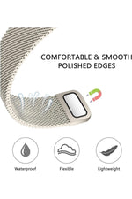 Load image into Gallery viewer, Apple Watch 9 8 7 6 5 4 3 2 Se 42mm/44mm/45mm/49mm Uyumlu Kordon Mıknatıslı Ayarlanabilir Metal