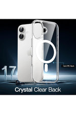 Load image into Gallery viewer, iPhone 17 Uyumlu Kılıf İnce Sert Sararmaz Magsafe Kamera Kenarı Koruyucu Dayanıklı Kapak