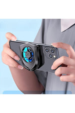 Load image into Gallery viewer, iPhone/Samsung ve Tüm Telefon Tablet Uyumlu Vantuzlu Sabitlenen Soğutucu LED Isı Önleyici Fan