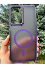 Load image into Gallery viewer, Samsung Galaxy A26 Uyumlu Kılıf Magsafe Renkli Kamera Etrafı Koruyucu Metalik Silikon Sararmaz Kapak