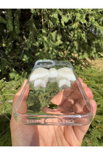 Load image into Gallery viewer, iPhone 13/14 Uyumlu Kılıf Simli Parlak Fiyonk Desenli Silikon Kamera Çevresi Koruyucu Kapak