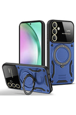 Load image into Gallery viewer, Samsung Galaxy S25/S24 Uyumlu Kılıf Magsafe Standlı Kamera Lens Koruma Dayanıklı Renkli Tank Kapak