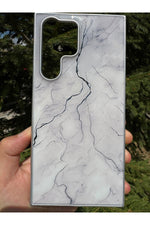 Load image into Gallery viewer, Samsung Galaxy S23 Ultra Uyumlu Kılıf Parlak Mermer Desenli Kamera Kenar Koruyuculu Arka Kapak
