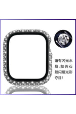 Load image into Gallery viewer, Apple Watch 41mm 7/8/9 Uyumlu Kılıf Ekran ve Kasa Koruyucu Parlak Büyük Taşlı Watch Kasa Koruma