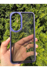 Load image into Gallery viewer, Samsung Galaxy S23 Fe Uyumlu Kılıf Siyah Transparan Şeffaf Kamera Çevresi Metal Koruyucu Silikon