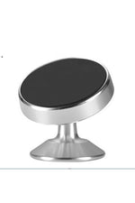 Load image into Gallery viewer, Tüm Cihazlara Uyumlu Mıknatıslı Telefon Tutacağı Gümüş Araç Içi Telefon Tutucu Masaüstü için Uygun