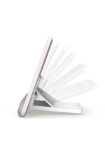 Load image into Gallery viewer, Bileklik Destekli Yükseltilebilir/Ayarlanabilir Notebook/Tablet/iPad/Macbook Uyumlu Ahşap Stand