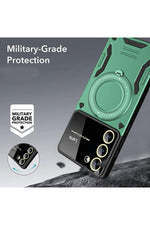 Load image into Gallery viewer, Samsung Galaxy S23 Plus Uyumlu Kılıf Magsafe Standlı Kamera Lens Korumalı Dayanklı Renkli Tank Kapak