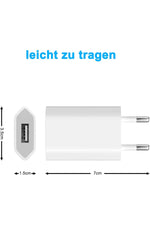 Load image into Gallery viewer, Apple iPad iPhone 4/5/6/7/8/8/Plus/Se/X/Xs/11/12/13/14 Uyumlu 1A 5W Şarj Seti Şarj Aleti Şarj Cihazı