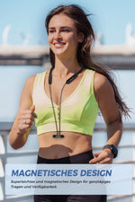 Load image into Gallery viewer, 130 Saat Uzun Kullanım Süresi Sporcu Bluetooth Kulaklık Boyun Bantlı Ense Tipi Mıknatıslı Kablosuz