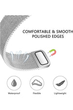 Load image into Gallery viewer, Apple Watch 9 8 7 6 5 4 3 2 Se 42mm/44mm/45mm/49mm Uyumlu Kordon Mıknatıslı Ayarlanabilir Metal