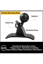 Load image into Gallery viewer, Tüm Cihazlara Uyumlu Mıknatıslı Araç içi Telefon Tutucu Torpido ve Düz Zemine Yapışabilen Tutucu