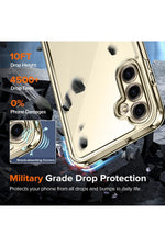 Load image into Gallery viewer, Samsung Galaxy S23 Fe Uyumlu Kılıf Kamera Korumalı Darbe Önleyici Şeffaf Renksiz Sert Silikon Kapak