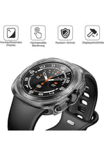Load image into Gallery viewer, Samsung Watch Ultra 47mm Uyumlu Kılıf Ekran ve Kasa Koruyucu Şeffaf Kasa Koruma Çerçeve Guard Case