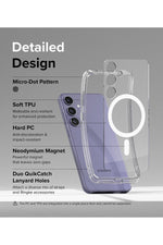 Load image into Gallery viewer, Samsung Galaxy S24 Plus Uyumlu Kılıf Kamera Çıkıntılı Şeffaf Magsafe Kablosuz Şarj Destekli Kapak