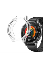 Load image into Gallery viewer, Huawei GT5 46mm Uyumlu Kılıf Şeffaf Kasa ve Ekran Koruyucu Esnek Silikon Ekran Kasa Koruma Kapak
