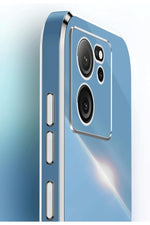 Load image into Gallery viewer, Xiaomi Mi 13T/13T Pro Uyumlu Kılıf Kamera Korumalı Gold Çizgili Siyah Silikon Parlak Koruyucu Kapak