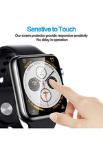 Load image into Gallery viewer, Apple Watch 45mm Uyumlu Koruyucu Ekranı Tam Kaplayan Parmak İzi Bırakmayan Nano 3D Mat Ekran Koruma