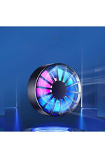 Load image into Gallery viewer, iPhone/Samsung ve Tüm Telefon Tablet Uyumlu Vantuzlu Sabitlenen Soğutucu LED Isı Önleyici Fan