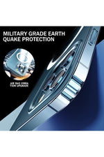 Load image into Gallery viewer, iPhone 14 Plus Uyumlu Kılıf Kamera Çıkıntılı Şeffaf Magsafe Kılıf Kablosuz Şarj Destekli Kapak