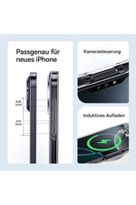 Load image into Gallery viewer, iPhone 16 Pro Uyumlu Kamera Çıkıntlı Korumalı Darbe Önleyici Şeffaf Esnek Renksiz Silikon Kapak