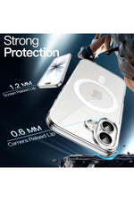 Load image into Gallery viewer, iPhone 17 Uyumlu Kılıf İnce Sert Sararmaz Magsafe Kamera Kenarı Koruyucu Dayanıklı Kapak