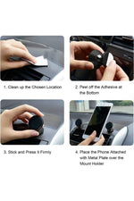 Load image into Gallery viewer, Araç İçi Telefon Tutucu Tüm Modeller ile Uyumlu 360 Dönebilen Metal Mıknatıslı Telefon Tutucu