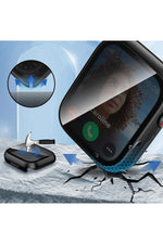 Load image into Gallery viewer, Apple Watch 45mm Uyumlu Kılıf Ekran ve Kasa Koruma Hayalet/Privacy Gizlilik Özellikli Kasa Koruyucu