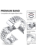 Load image into Gallery viewer, Apple Watch 9 8 7 6 5 4 3 2 1 Se 38mm/40mm/41mm Uyumlu Kordon Ayarlanabilir Parlak Metal Paslanmaz