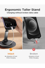 Load image into Gallery viewer, Yüksek Kaliteli Katlanabilir 360 Dönebilen Ayarlanabilir Telefon Tutucu Masa Üstü Tablet Standı