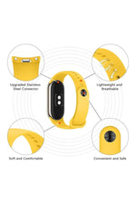 Load image into Gallery viewer, Xiaomi Mi Band 9 Uyumlu Kordon Liquid Silikon Ayarlanabilir Renkli Lekelere Dayanıklı Lansman Kordon