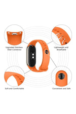 Load image into Gallery viewer, Xiaomi Mi Band 9 Uyumlu Kordon Liquid Silikon Ayarlanabilir Renkli Lekelere Dayanıklı Lansman Kordon