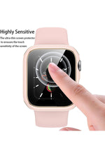 Load image into Gallery viewer, Apple Watch Se 6 5 4 40mm Uyumlu Kılıf Ekran ve Kasa Koruyucu Tam Kaplayan Parlak Watch Kasa Koruma