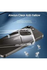 Load image into Gallery viewer, iPhone 14 Pro Uyumlu Kılıf Darbelere Dayanıklı Ultra ince Şeffaf Renksiz Transparan Esnek Silikon