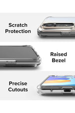 Load image into Gallery viewer, Xiaomi Redmi Note 11S Uyumlu Kılıf 3D Kamera Korumalı Darbe Önleyici Şeffaf Transparn Esnek Silikon