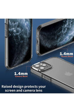 Load image into Gallery viewer, iPhone 11 Pro Max Uyumlu Kılıf Darbelere Dayanıklı Ultra ince Şeffaf Renksiz Esnek Silikon