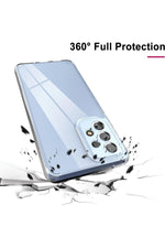 Load image into Gallery viewer, Samsung Galaxy A53 Uyumlu Kılıf 3d Kamera Korumalı Darbe Önleyici Şeffaf Transparan Esnek Silikon