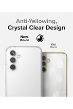 Load image into Gallery viewer, Samsung Galaxy A54 Uyumlu Kılıf 3d Kamera Korumalı Darbe Önleyici Şeffaf Transparan Esnek Silikon