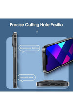 Load image into Gallery viewer, iPhone 14 Uyumlu Kılıf Darbelere Karşı Dayanıklı Ultra ince Şeffaf Renksiz Transparan Esnek Silikon