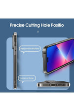 Load image into Gallery viewer, iPhone 14 Pro Max Uyumlu Kılıf Darbelere Dayanıklı Ultra ince Şeffaf Renksiz Esnek Silikon