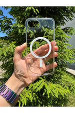 Load image into Gallery viewer, iPhone 16E Uyumlu Kılıf Sert Sararmaz Magsafe Kamera Korumalı Koruyucu Dayanıklı Kapak