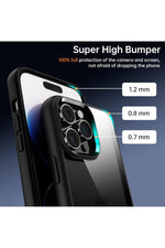 Load image into Gallery viewer, iPhone 15 Pro Max Uyumlu Kılıf Kamera Çevresi Metal Sararmaya Karşı Dayanıklı Koruyucu Silikon Kapak
