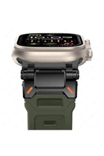 Load image into Gallery viewer, Apple Watch 8 7 6 5 4 3 2 1 42mm/44mm/45mm/49mm Uyumlu Kordon Ayarlanabilir Titanyum Metal Başlıklı
