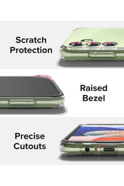 Samsung Galaxy S24 Fe Uyumlu Kılıf 3D Kamera Koruma Darbe Önleyici Şeffaf Esnek Silikon Kapak