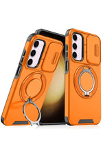 Load image into Gallery viewer, Samsung Galaxy A55 Uyumlu Kılıf Kamera Korumalı Sürgülü 360 Dönebilen Magsafe Stand Tank Kapak

