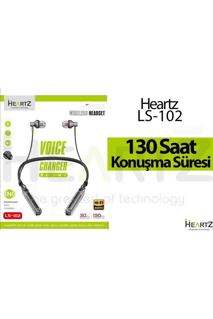 130 Saat Uzun Kullanım Süresi Sporcu Bluetooth Kulaklık Boyun Bantlı Ense Tipi Mıknatıslı Kablosuz