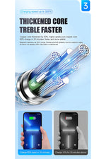 Load image into Gallery viewer, Apple Ipad Iphone 15/16 Plus/16/17 Pro Max Uyumlu 60w Hızlı Şarj Kablosu Örgü Usb-c Type-c Pd Kablo
