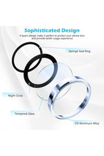 Load image into Gallery viewer, İphone 15/iphone 15 Plus Uyumlu Kamera Lens Koruyucu Dayanıkl Renkli Metal Temperli Cam Koruma
